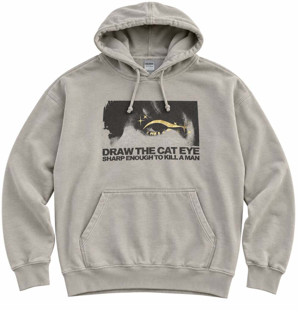 Taylor Swift Midnights Draw The Cat Eye Hoodie Large (z)